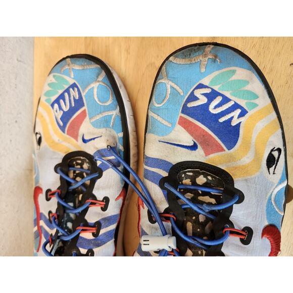 Nike Free Run (RN) 2018 Kelly Anna "t-shirt" design Size 12.5 AH3966-104‎ - Picture 5 of 9